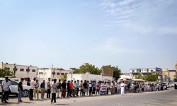 "منسقية الانتقالي" بجامعة حضرموت تنظم وقفة احتجاجية بمجمع الكليات