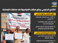 الشارع الجنوبي يرفع سقف المواجهة ضد سلطات الوصاية (إنفوجراف)