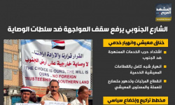 الشارع الجنوبي يرفع سقف المواجهة ضد سلطات الوصاية (إنفوجراف)