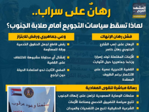 رهان على سراب.. لماذا تسقط سياسات التجويع أمام صلابة الجنوب؟ (إنفوجراف)