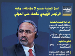 استراتيجية حسم لا مهادنة.. رؤية الرئيس الزُبيدي للقضاء على الحوثي (إنفوجراف)