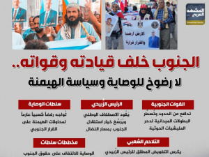 الجنوب خلف قيادته وقواته.. لا رضوخ للوصاية وسياسة الهيمنة (إنفوجراف)