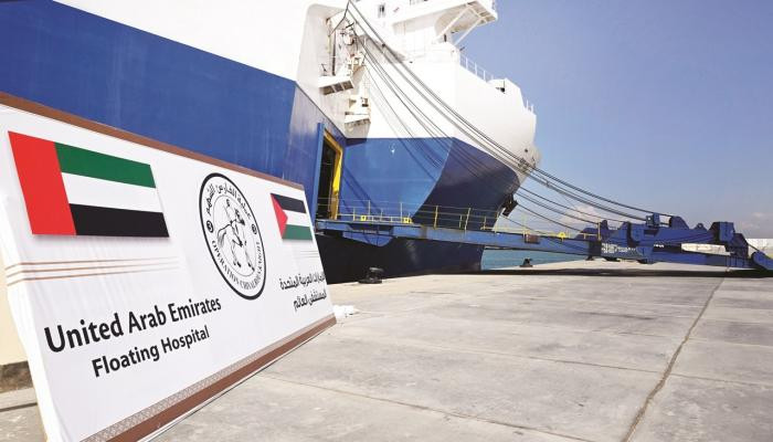 المستشفى الإماراتي العائم يؤهل 42 مصاباً فلسطينياً بأطراف اصطناعية