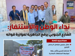 نداء الوطن والاستنفار: الشارع الجنوبي يرفع الجاهزية لمؤازرة قواته (إنفوجراف)