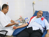الجمعية الوطنية تنظم حملة تبرع بالدم لجرحى القوات الجنوبية