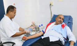 الجمعية الوطنية تنظم حملة تبرع بالدم لجرحى القوات الجنوبية