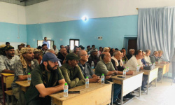 رئيس انتقالي الضالع يلتقي قيادات الشعيب لتعزيز التعبئة العامة