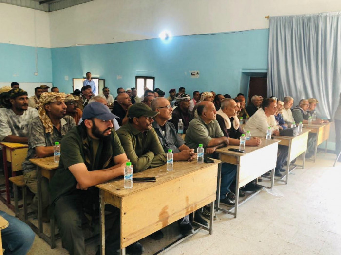 رئيس انتقالي الضالع يلتقي قيادات الشعيب لتعزيز التعبئة العامة