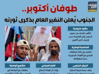طوفان أكتوبر.. الجنوب يُعلن النفير العام بذكرى ثورته (إنفوجراف)