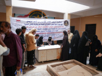 انتقالي عدن يدشن المخيم الطبي المجاني للعيون بمديرية المنصورة