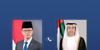 عبدالله بن زايد وسوجيونو يبحثان توسيع الشراكة الإماراتية الإندونيسية