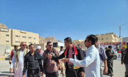التميمي يتفقد الاستعدادات النهائية بساحة مليونية التعبئة في سيئون