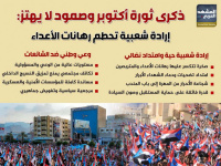 ذكرى ثورة أكتوبر وصمود لا يهتز: إرادة شعبية تحطم رهانات الأعداء (إنفوجراف)