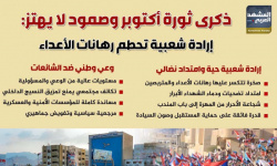 ذكرى ثورة أكتوبر وصمود لا يهتز: إرادة شعبية تحطم رهانات الأعداء (إنفوجراف)