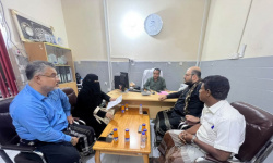 الجفري يزور مركز نقل الدم بحضرموت لمساندة جرحى العدوان الحوثي بشبوة