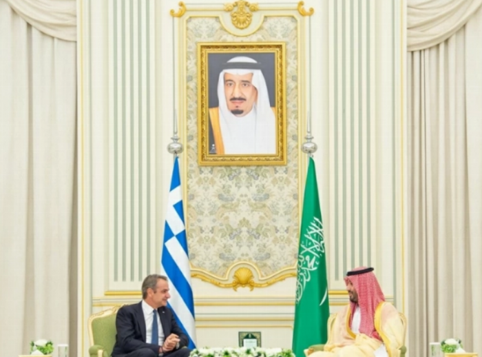 ولي العهد السعودي يستقبل رئيس وزراء الجمهورية الهيلينية بقصر اليمامة ولي العهد السعودي يستقبل رئيس وزراء الجمهورية الهيلينية بقصر اليمامة
