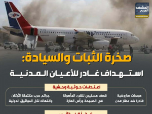 صخرة الثبات والسيادة: استهداف غادر للأعيان المدنية (إنفوجراف)