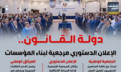 دولة القانون.. الإعلان الدستوري مرجعية لبناء المؤسسات (إنفوجراف)