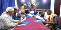 تسليم الدفعة الثانية من استمارات التعبئة تريم لانتقالي وادي حضرموت